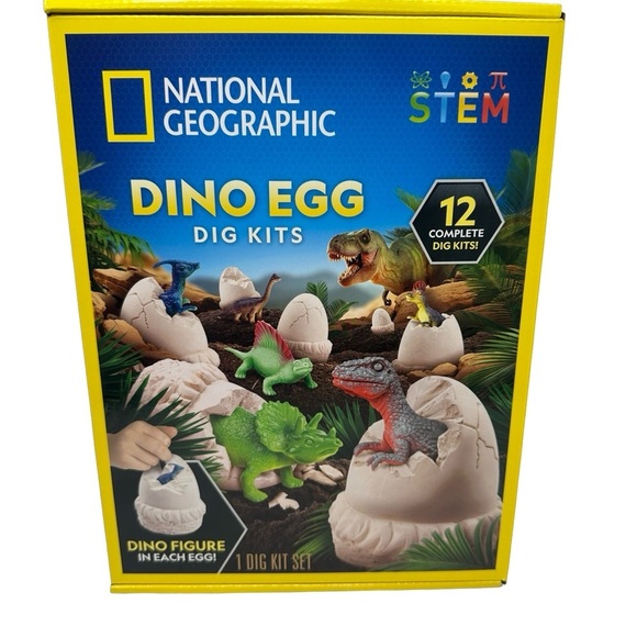National Geographic Dino Egg Dig Kit - Multicolor - Picture 1 of 5